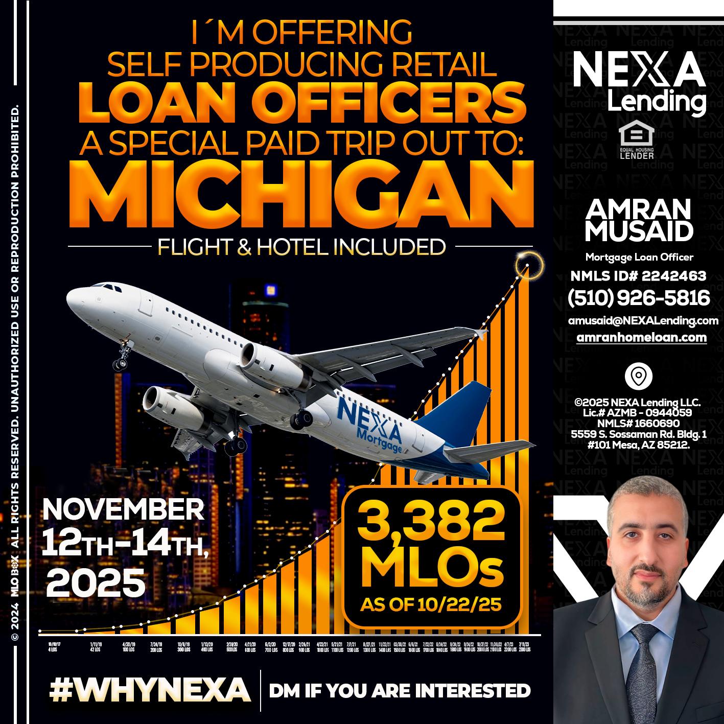 michigan trip - Amran Musaid -Mortgage Loan Officer
