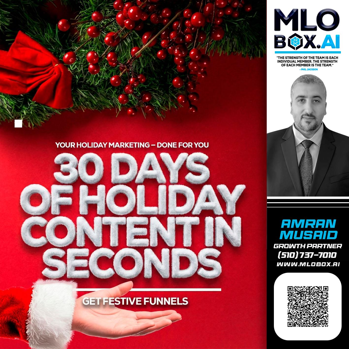 30 DAYS - Amran Musaid -Mortgage Loan Officer