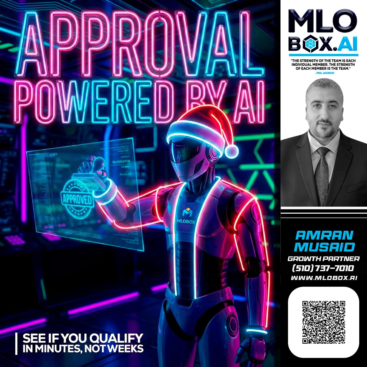 APPROVAL BY AI - Amran Musaid -Mortgage Loan Officer