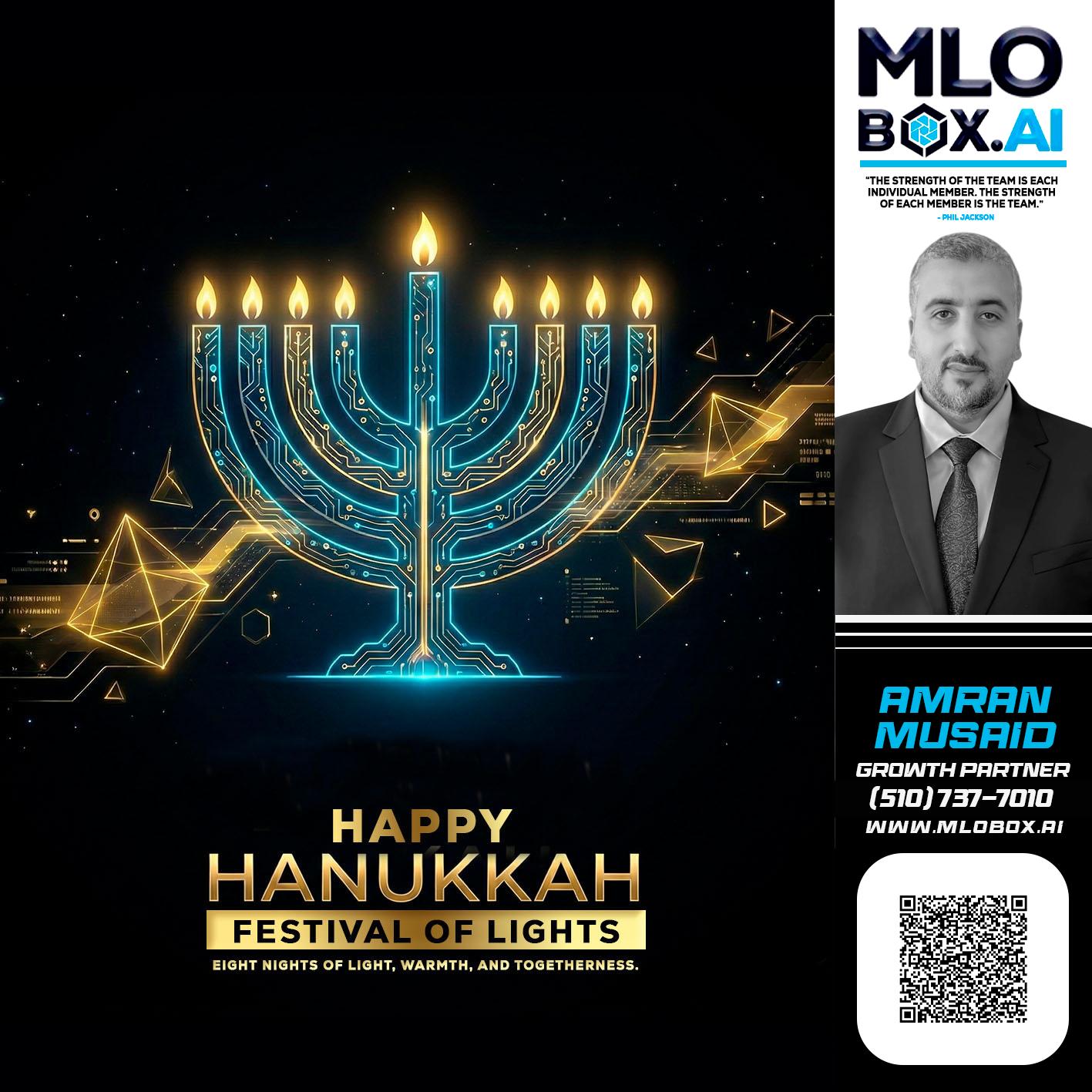 happy Hanukkah - Amran Musaid -Mortgage Loan Officer