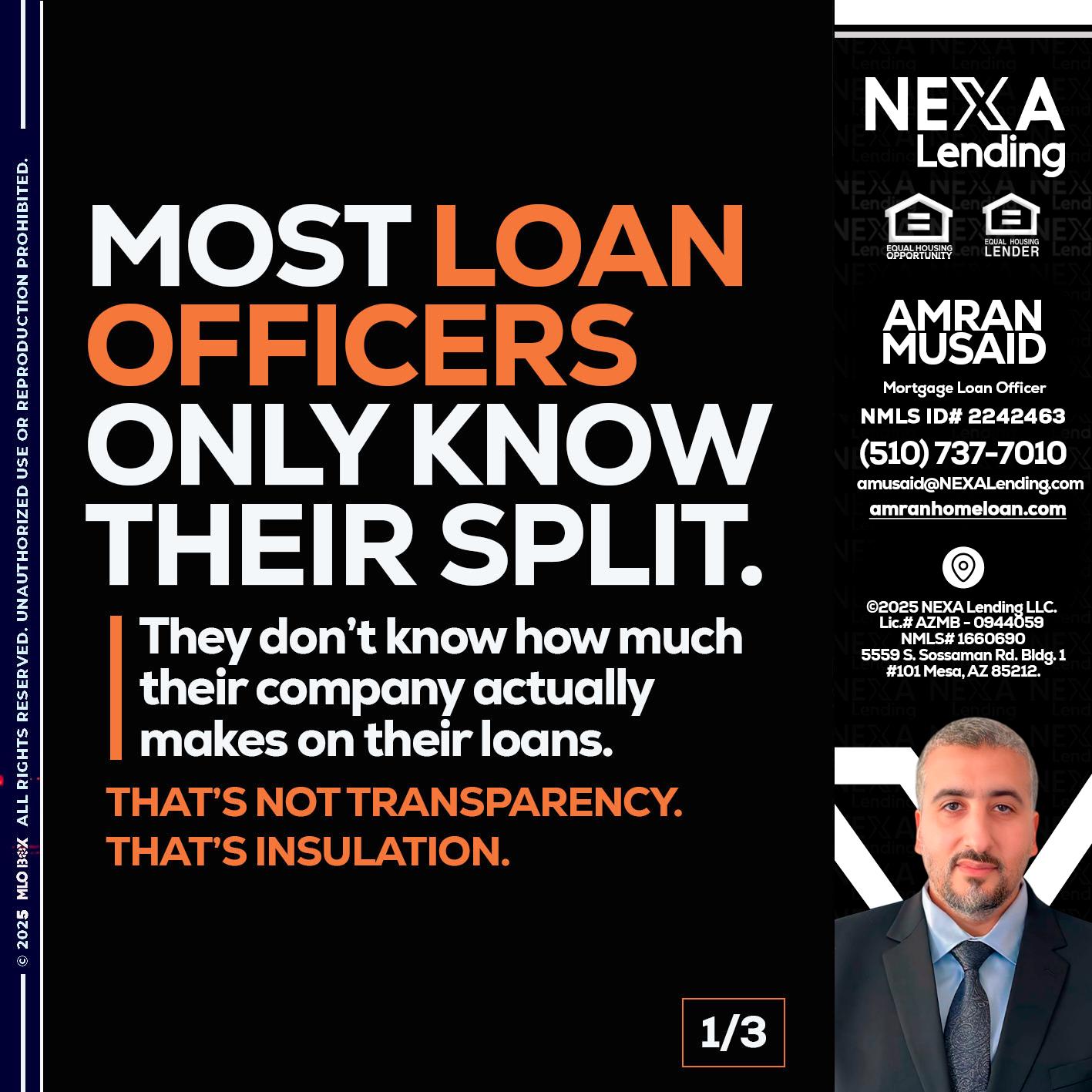 1 OF 3 - Amran Musaid -Mortgage Loan Officer