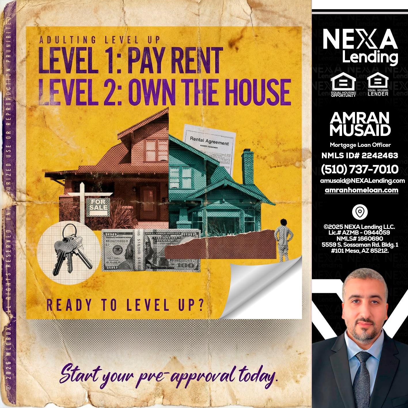 LEVEL 1 - Amran Musaid -Mortgage Loan Officer