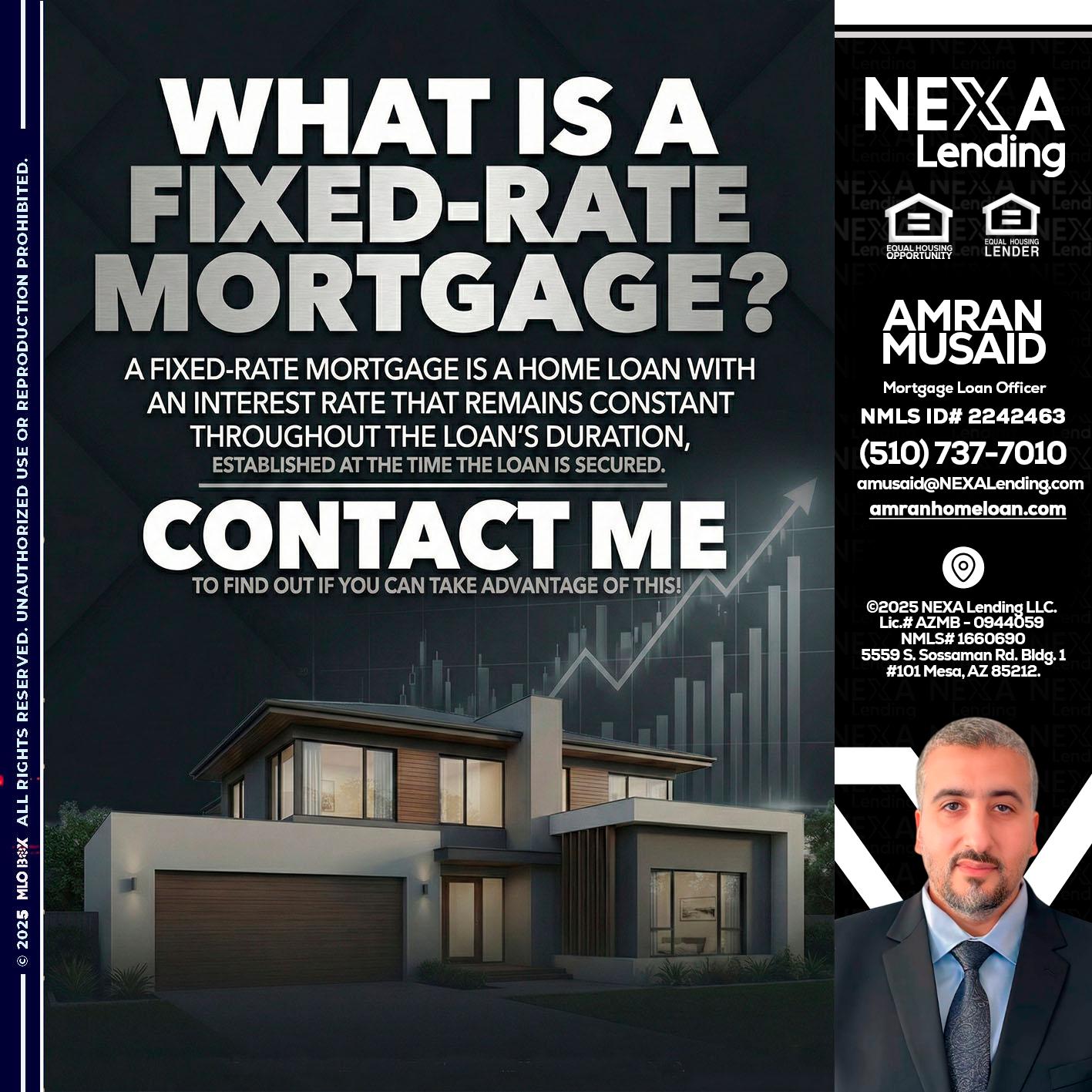 WHAT IS A - Amran Musaid -Mortgage Loan Officer