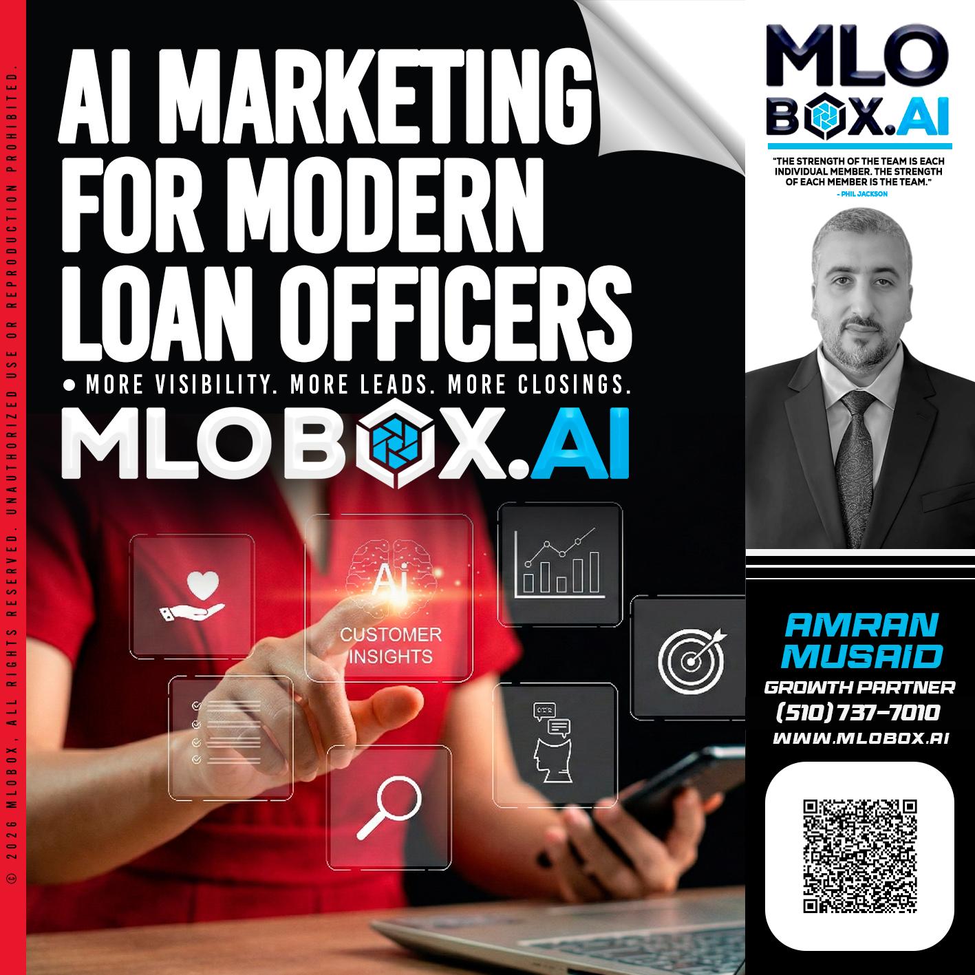 AI MARKETING - Amran Musaid -Mortgage Loan Officer