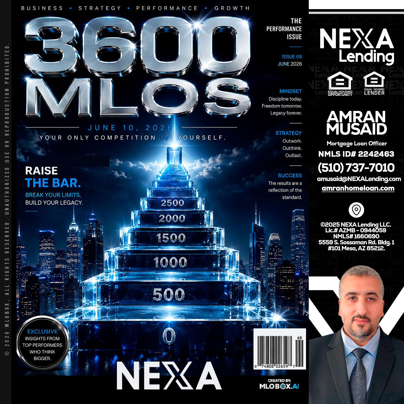 3600 MLOs - Amran Musaid -Mortgage Loan Officer